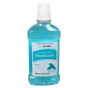 Swan Blue Mint Anti-Plaque Dental Rinse, 16 oz.